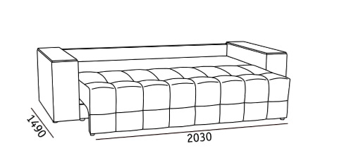 Прямой диван Элегант БД 2022 в Хабаровске - изображение 5