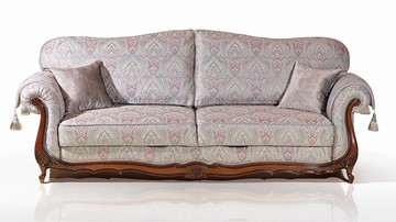 Прямой диван Лондон (4) четырехместный, механизм "Пума" (НПБ) в Хабаровске