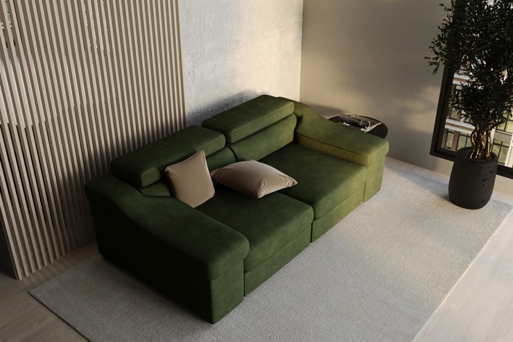 Прямой диван Мюнхен с выкатным механизмом в Хабаровске - изображение 9