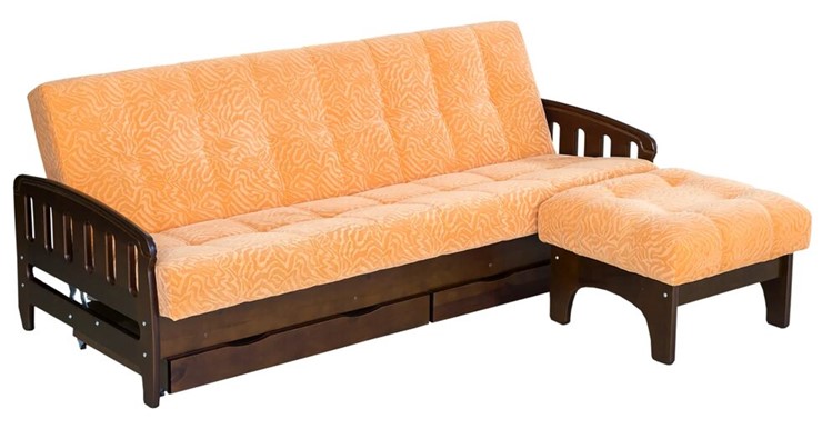 Прямой диван Ретро, Орех в Хабаровске - изображение 3