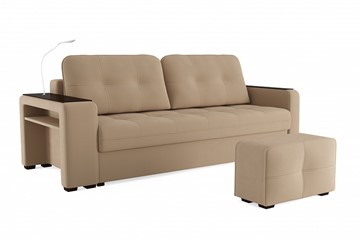 Прямой диван Smart 4(Б4-3т-Б3), Веллуто 05 в Хабаровске