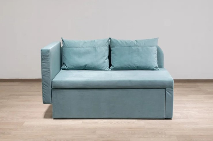 Прямой диван Мирка, newtone aqua blue в Хабаровске - изображение 3