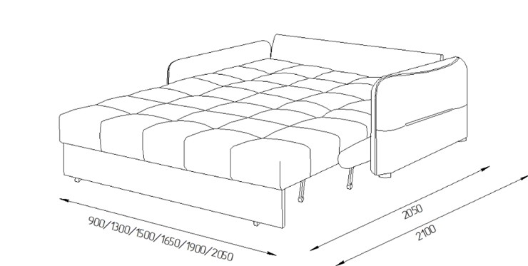 Прямой диван Токио 2 130 (НПБ) в Хабаровске - изображение 8