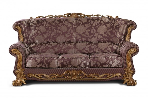 Прямой диван Барокко 2, ДБ3 в Хабаровске - изображение