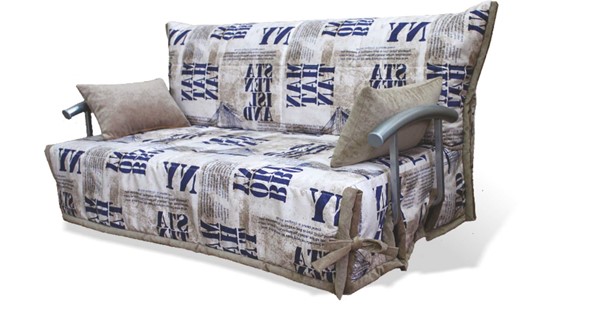 Прямой диван Аккордеон с боковинами, спальное место 1400 в Хабаровске - изображение