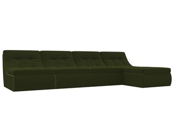 Большой модульный диван Холидей, Зеленый (микровельвет) в Хабаровске