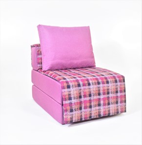 Бескаркасное кресло-кровать Харви, фуксия - квадро в Хабаровске