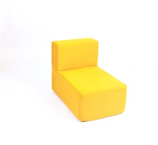 Кресло Тетрис 50х80х60, желтое в Комсомольске-на-Амуре