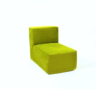 Кресло бескаркасное Тетрис 50х80х60, зеленый в Комсомольске-на-Амуре