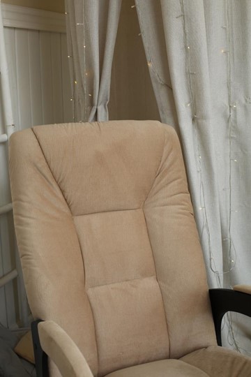 Кресло-качалка Леон маятниковая, ткань AMIGo песок 29-Т-П в Комсомольске-на-Амуре - изображение 7