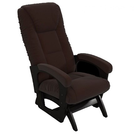 Кресло-качалка Леон маятниковая, ткань AMIGo шоколад 29-Т-Ш в Хабаровске - изображение