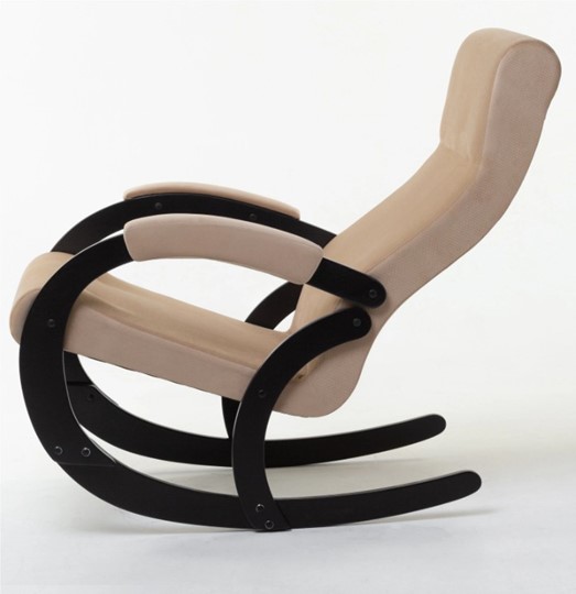 Кресло-качалка в гостиную Корсика, ткань Amigo Beige 34-Т-AB в Хабаровске - изображение 1