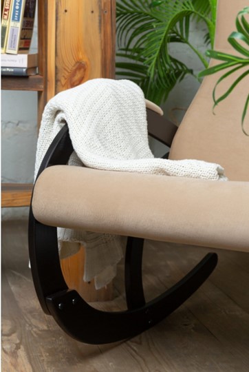 Кресло-качалка в гостиную Корсика, ткань Amigo Beige 34-Т-AB в Хабаровске - изображение 5