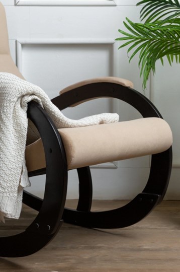 Кресло-качалка в гостиную Корсика, ткань Amigo Beige 34-Т-AB в Хабаровске - изображение 6