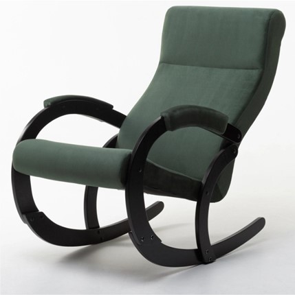 Кресло-качалка Корсика, ткань Amigo Green 34-Т-AG в Комсомольске-на-Амуре - изображение