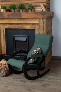 Кресло-качалка Корсика, ткань Amigo Green 34-Т-AG в Хабаровске - предосмотр 7