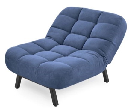 Мягкое кресло Абри опора металл (синий) в Хабаровске - изображение 3