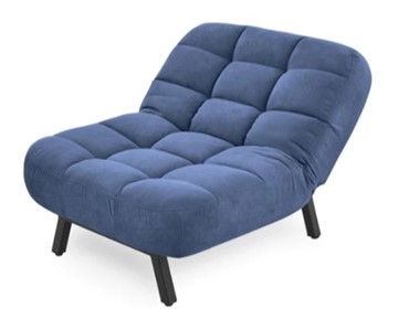 Мягкое кресло Абри опора металл (синий) в Хабаровске - предосмотр 4