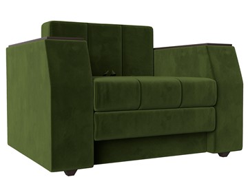 Кресло-кровать Атлантида, Зеленый (Микровельвет) в Хабаровске