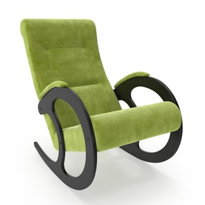 Кресло-качалка Модель 3, Verona 38 Apple Green-велюр в Хабаровске