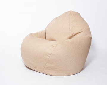 Кресло-мешок Макси, рогожка, 150х100, песочное в Хабаровске - предосмотр