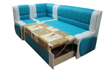 Кухонный угловой диван Квадро 4 со спальным местом в Комсомольске-на-Амуре - предосмотр 2