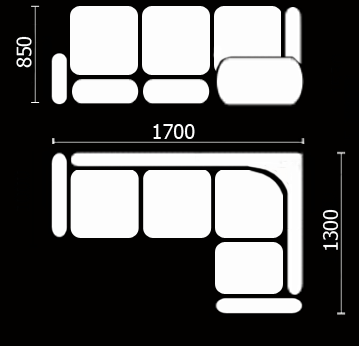 Кухонный диван Нео КМ-01 (168х128 см.) в Хабаровске - изображение 3