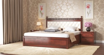 Кровать спальная Ричард 160*200 с основанием в Комсомольске-на-Амуре - предосмотр