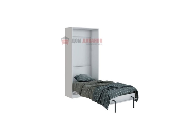 Кровать-шкаф Велена 1, 900х2000, цвет белый в Комсомольске-на-Амуре - изображение