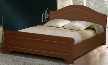 Кровать двуспальная Ивушка-5 2000х1800, цвет Итальянский орех в Комсомольске-на-Амуре