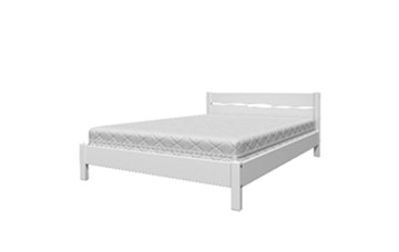 Двуспальная кровать Вероника-5 (Белый Античный) 160х200 в Комсомольске-на-Амуре