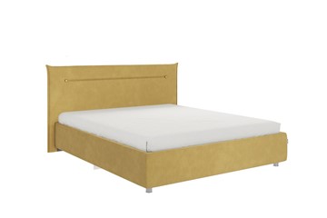 Двуспальная кровать Альба 1.6, медовый (велюр) в Хабаровске - предосмотр