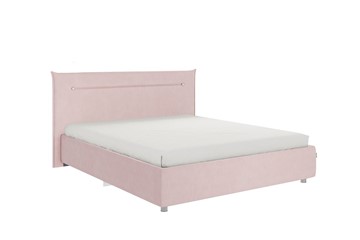 Кровать в спальню Альба 1.6, нежно-розовый (велюр) в Хабаровске