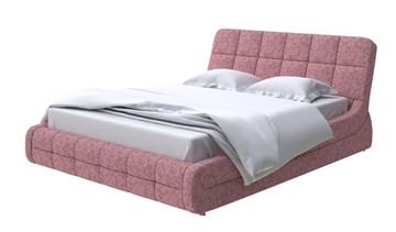 Кровать 2-х спальная Corso-6 140x200, Рогожка (Levis 62 Розовый) в Хабаровске