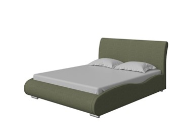 Кровать двуспальная Corso-8 Lite 140x200, Искусственная шерсть (Лама Авокадо) в Хабаровске