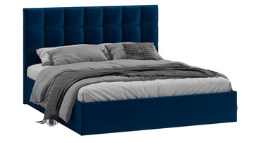Двуспальная кровать Эмбер тип 1 (Велюр Confetti Blue) в Хабаровске