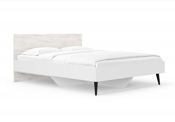 Кровать 2-спальная Ines 160х200, Ясмунд (Белый) в Хабаровске - изображение