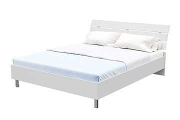 Двуспальная кровать Rest 1, 160х200, ЛДСП (Белый) в Хабаровске