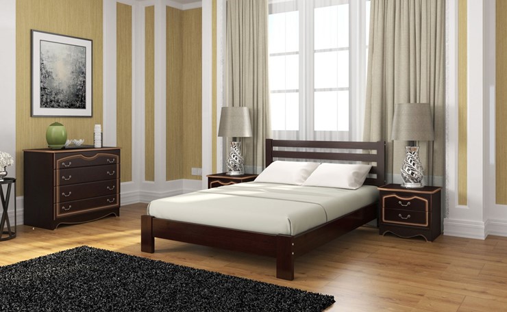 Спальная кровать Вероника (Белый Античный) 160х200 в Хабаровске - изображение 4