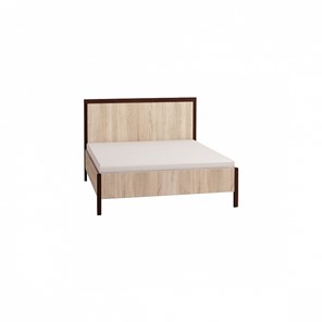 Спальная кровать Bauhaus 4 + 4.1 Основание с гибкими ламелями 1200, Дерево, Дуб Сонома в Комсомольске-на-Амуре