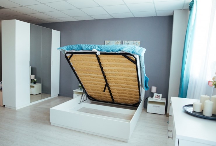 Кровать с механизмом полуторная Тиффани М26 в Хабаровске - изображение 3