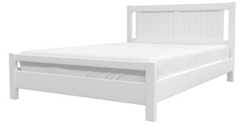 Кровать 2-спальная Ванесса из массива сосны (Белый Античный) 160х200 в Комсомольске-на-Амуре