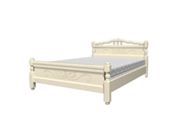 Спальная кровать Карина-5 (Слоновая кость) 90х200 в Комсомольске-на-Амуре