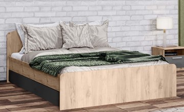 Спальная кровать Эконика 900х2000 с низкой ножной спинкой в Хабаровске - предосмотр