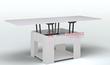 Складной стол-трансформер Модерн, белый глянец в Хабаровске - предосмотр