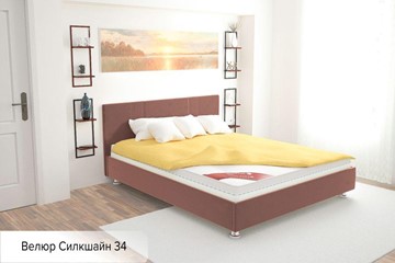 Кровать полутороспальная Вена 140х200 (с основанием) в Хабаровске - предосмотр 1