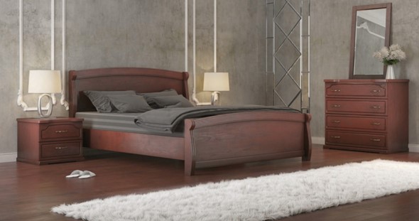 Кровать спальная Магнат 160*200 с основанием в Комсомольске-на-Амуре - изображение