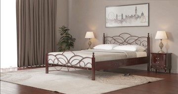 Спальная кровать Марго 140*190 с основанием в Хабаровске