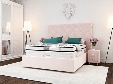 Кровать Style Compact/Island M 180х200, Флок (Велсофт Винтажный розовый) в Хабаровске
