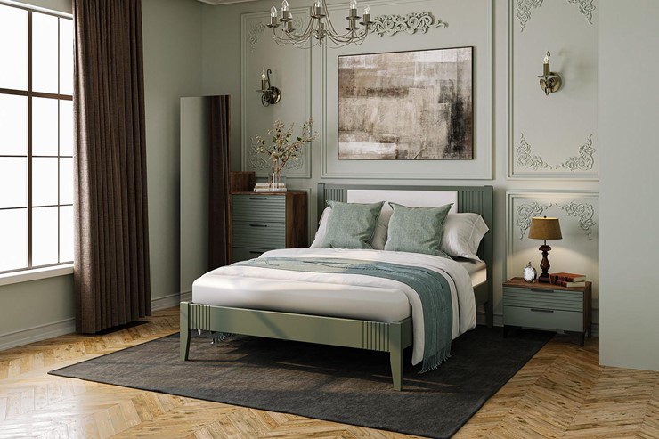 Модульная спальня Брента (Оливковый) в Хабаровске - изображение 1